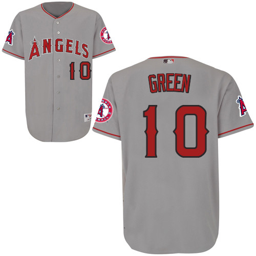 Grant Green #10 mlb Jersey-Los Angeles Angels of Anaheim Women's Authentic Road Gray Cool Base Baseball Jersey